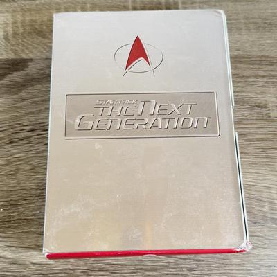 LOT 191L: Star Trek Collection - TNG on DVD, Action Figures, Cards, USS Enterprise & More