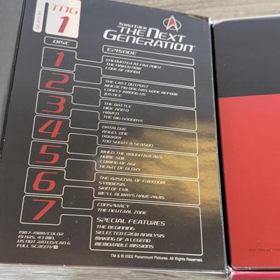 LOT 191L: Star Trek Collection - TNG on DVD, Action Figures, Cards, USS Enterprise & More