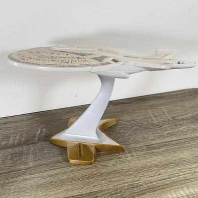 LOT 191L: Star Trek Collection - TNG on DVD, Action Figures, Cards, USS Enterprise & More