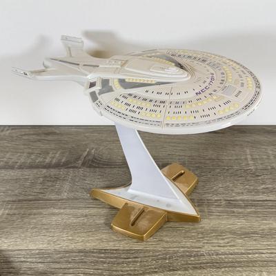 LOT 191L: Star Trek Collection - TNG on DVD, Action Figures, Cards, USS Enterprise & More