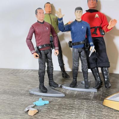 LOT 191L: Star Trek Collection - TNG on DVD, Action Figures, Cards, USS Enterprise & More