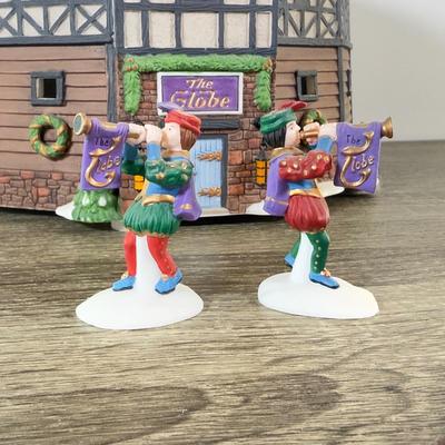 LOT 193L: 1998 Department 56 Historical Landmark Series Dickens' Village Series The Old Globe Theatre 2nd Edition