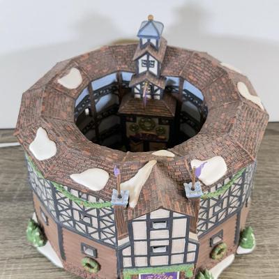 LOT 193L: 1998 Department 56 Historical Landmark Series Dickens' Village Series The Old Globe Theatre 2nd Edition
