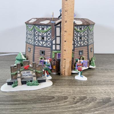 LOT 193L: 1998 Department 56 Historical Landmark Series Dickens' Village Series The Old Globe Theatre 2nd Edition