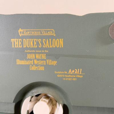 LOT 196L: Legend of John Wayne Signature collection Ethan Wayne #A0485/2500 & Hawthorne Village - The Duke's Saloon A0211 &...