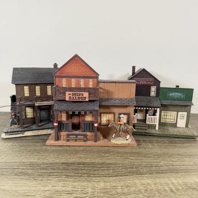 LOT 196L: Legend of John Wayne Signature collection Ethan Wayne #A0485/2500 & Hawthorne Village - The Duke's Saloon A0211 &...