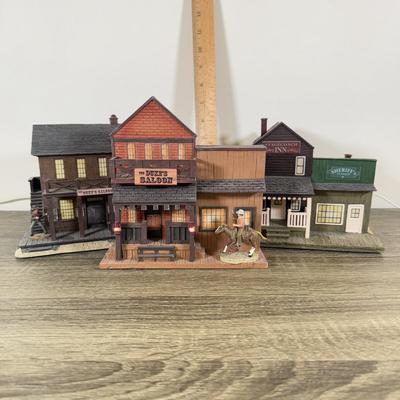 LOT 196L: Legend of John Wayne Signature collection Ethan Wayne #A0485/2500 & Hawthorne Village - The Duke's Saloon A0211 &...