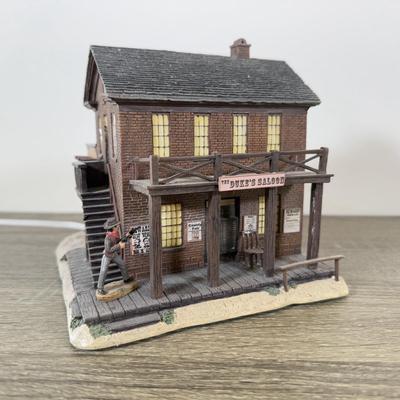 LOT 196L: Legend of John Wayne Signature collection Ethan Wayne #A0485/2500 & Hawthorne Village - The Duke's Saloon A0211 &...