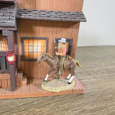 LOT 196L: Legend of John Wayne Signature collection Ethan Wayne #A0485/2500 & Hawthorne Village - The Duke's Saloon A0211 &...