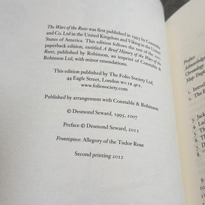 LOT 236L: Folio Society Books - The Face of Battle, The Wars of The Roses & The History of the Kings of Britain