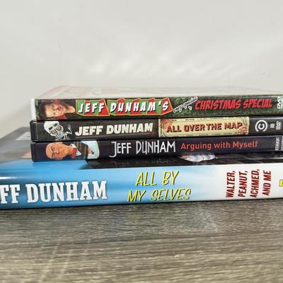 LOT 238L: Jeff Dunham Dolls, Playing Cards, Book, Bobbleheads & DVDs