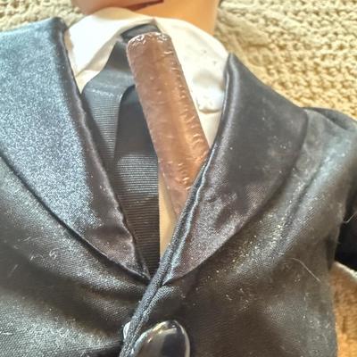 LOT 239L: Groucho Marx 27" Pull String Ventriloquist Dummy Doll w/ Books & DVDs