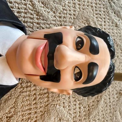 LOT 239L: Groucho Marx 27" Pull String Ventriloquist Dummy Doll w/ Books & DVDs