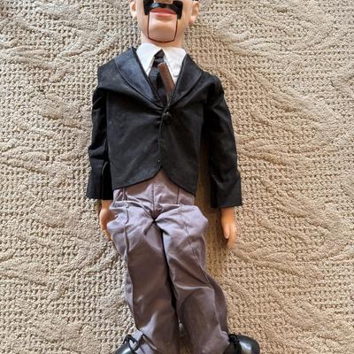 LOT 239L: Groucho Marx 27" Pull String Ventriloquist Dummy Doll w/ Books & DVDs