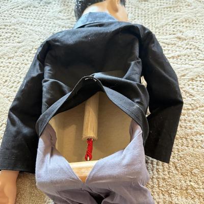 LOT 239L: Groucho Marx 27" Pull String Ventriloquist Dummy Doll w/ Books & DVDs