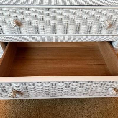Lexington Furniture Wicker Dresser, Night Stand, Headboard and Bedframe