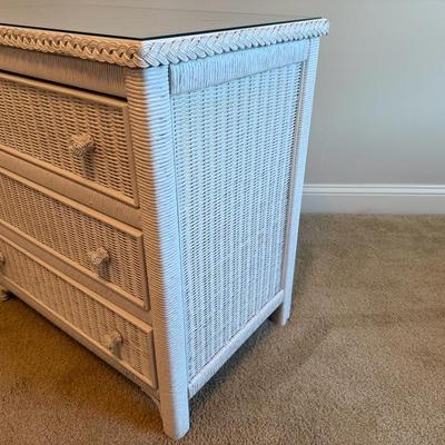 Lexington Furniture Wicker Dresser, Night Stand, Headboard and Bedframe