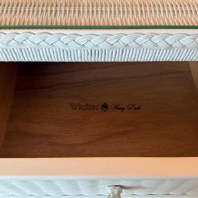 Lexington Furniture Wicker Dresser, Night Stand, Headboard and Bedframe