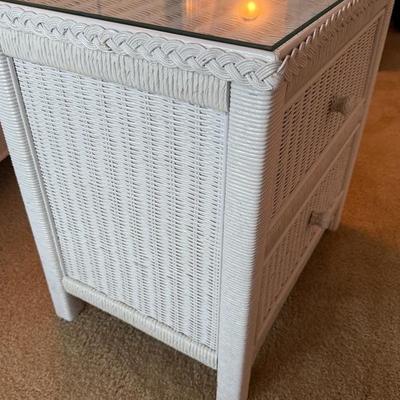 Lexington Furniture Wicker Dresser, Night Stand, Headboard and Bedframe