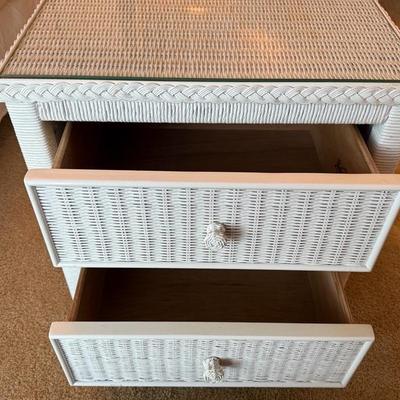 Lexington Furniture Wicker Dresser, Night Stand, Headboard and Bedframe