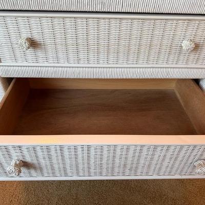 Lexington Furniture Wicker Dresser, Night Stand, Headboard and Bedframe
