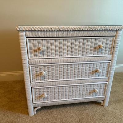 Lexington Furniture Wicker Dresser, Night Stand, Headboard and Bedframe