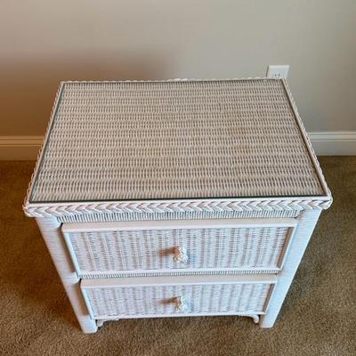 Lexington Furniture Wicker Dresser, Night Stand, Headboard and Bedframe