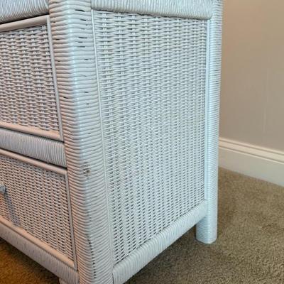 Lexington Furniture Wicker Dresser, Night Stand, Headboard and Bedframe