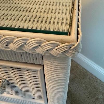 Lexington Furniture Wicker Dresser, Night Stand, Headboard and Bedframe