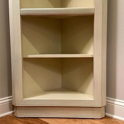 Twin Corner Display Shelves