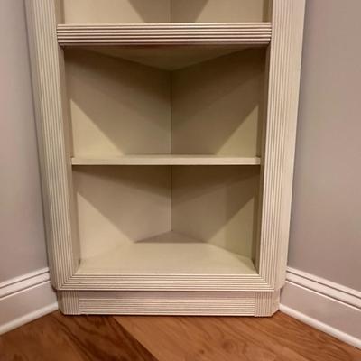 Twin Corner Display Shelves