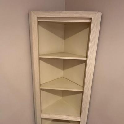 Twin Corner Display Shelves