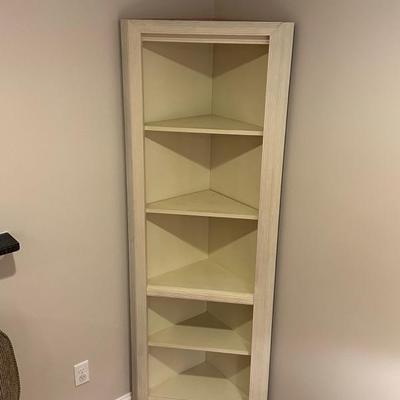 Twin Corner Display Shelves