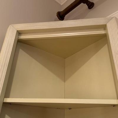 Twin Corner Display Shelves