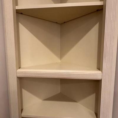 Twin Corner Display Shelves