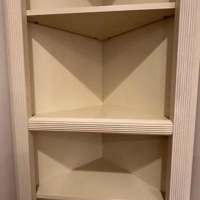 Twin Corner Display Shelves