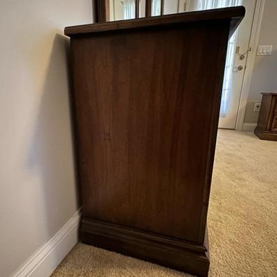 Beautiful Wood Dresser with Two Mirrors