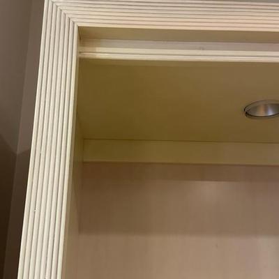 Beautiful Twin Illuminated Display Cabinets