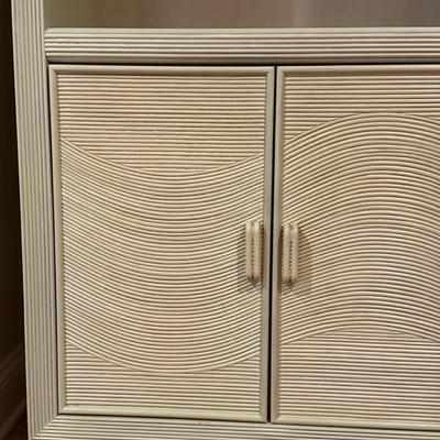 Beautiful Twin Illuminated Display Cabinets