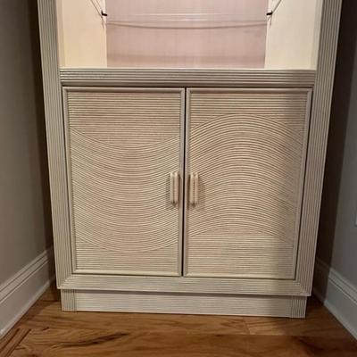Beautiful Twin Illuminated Display Cabinets