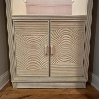 Beautiful Twin Illuminated Display Cabinets