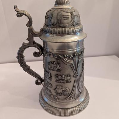 580/6000 Made In Western Germany Railroad Design Beer Stein
