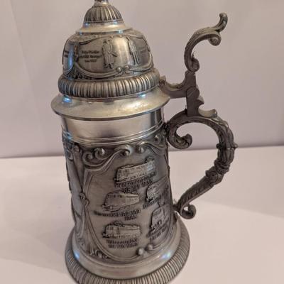 580/6000 Made In Western Germany Railroad Design Beer Stein