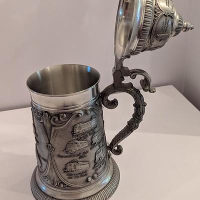 580/6000 Made In Western Germany Railroad Design Beer Stein