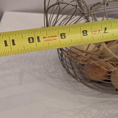 Vintage Wire Egg Gathering Baskets