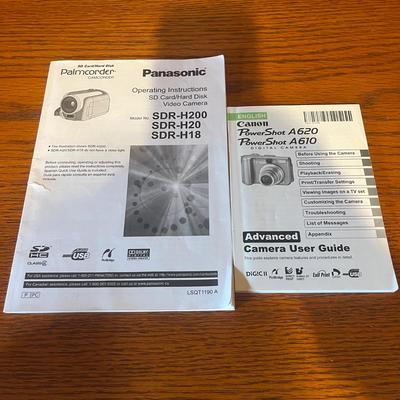 Panasonic Palmcorder & Canon Powershot (O-MG)