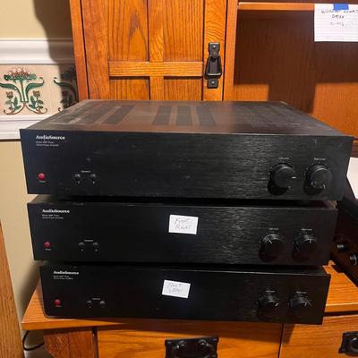 Three Audio Source "Model AMP Three" Stereo Power Amplifiers (O-MG)