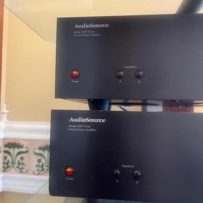 Three Audio Source "Model AMP Three" Stereo Power Amplifiers (O-MG)