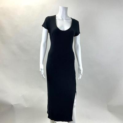 293 New WHIMSY + ROW Black Rib Rachel Dress Size M