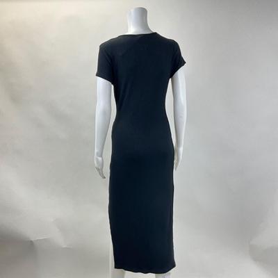 293 New WHIMSY + ROW Black Rib Rachel Dress Size M